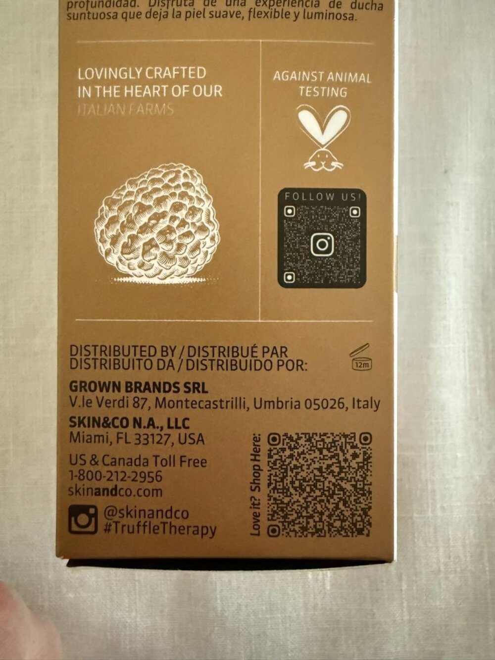 SKIN&CO Truffle Therapy Divine Nectar Shower Oil 250 ML 8.4 Fl Oz Hydrating Body - Picture 10 of 12